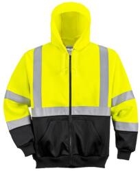 Portwest Hi-Vis kéttónusú kapucnis pulóver (B315YBR5XL) - grandis