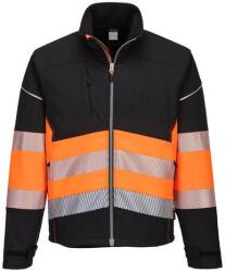 Portwest PW3 Hi-Vis Class 1 Softshell kabát (PW375BKOXL)