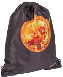 LEGO® Tornazsák, LEGO "Ninjago Dragon Energy", fekete-mintás (L100342502) - kecskemetirodaszer