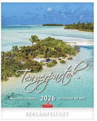 CSG Falinaptár CSG 300x340mm álló Tengerpartok 2026 (FN U716) - papir-bolt