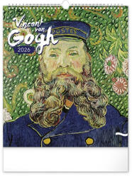 REALSYSTEM Falinaptár REALSYSTEM 300x340mm álló Vincet van Gogh 2026 (6087-VG) - papir-bolt