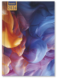 PD Calendar Határidőnapló Period Basic A/5 napi Galaxy papír 2026