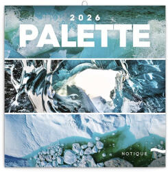 REALSYSTEM Lemeznaptár REALSYSTEM 300x300mm Palette 2026 (6097-PT) - papir-bolt