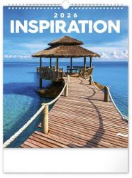 REALSYSTEM Falinaptár REALSYSTEM 300x340mm álló Inspiration 2026 (6087-IN) - papir-bolt