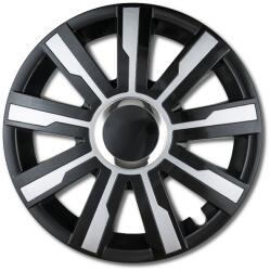 Leoplast Mirage fekete ezüst króm gyűrűs 17 colos dísztárcsa