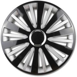 Leoplast Falkon ezüst-fekete króm gyűrűs 14 colos dísztárcsa