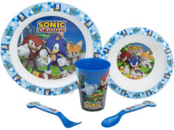 Stor Sonic, a sündisznó 5 részes műanyag mikrózható étkészlet (40550)