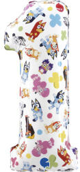 Bluey Friends 1-es szám fólia lufi 66 cm - lord