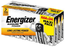 Energizer Elem, AAA mikro, 24 db, ENERGIZER "Alkaline Power (7638900435832) - iroszer24