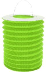  papír henger lampion zöld (15 cm)-ldwpi-17905