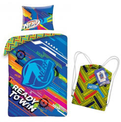 Ábránd Nerf ágyneműhuzat + sportzsák szett, Ready Town (100% pamut) - 126