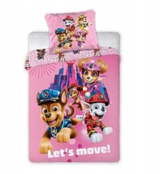 Ábránd Mancs őrjárat/Paw Patrol ágyneműhuzat, Pink (100 % pamut)