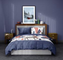 Ábránd Christmas/Karácsonyi ágyneműhuzat, Blue, 140x200 + 70x90 cm (020)