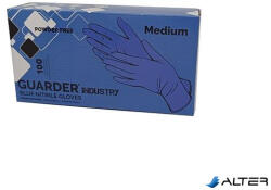 Védőkesztyű, egyszer használatos, nitril, XL méret, 100 db, púder nélküli, kék