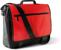 Kimood KI0412 irattáska külső fedéllel és zsebbel Kimood, Black/Red-U (ki0412bl-re-u)