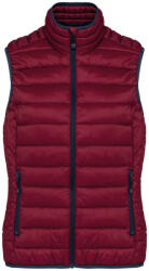 Kariban Női ultrakönnyű mellény, Kariban KA6114, Wine-XS (ka6114wn-xs)