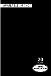 Savage Papírháttér 1.35m x 11m (20 black )