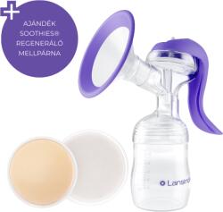 Lansinoh 2 fázisú kézi mellszívó + Soothies® regeneráló mellpárna szett