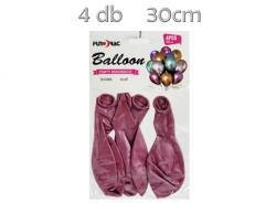  Lufi szett metál pink 4db 30cm (CQ672)