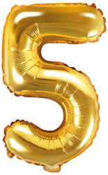  5'' számú fóliás léggömb, 35 cm, arany (FB10M-5-019)