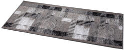 decoDoma Covor runner Patchwork gri 67 x 150 cm Covor