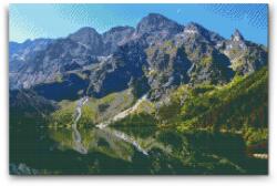  Gyémántszemes kirakó - Zakopane - Lengyelország Méret: 40x60cm, Keretezés: Műanyagtáblával, Gyémántok: Négyzet alakú