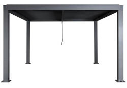 Wohnen Pergola 400x300x220 cm kerti pavilon 10 cm alumínium keret viharálló antracit