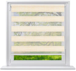 Jago Sávos roló függöny homokszínű 110x150 fúrás nélküli ablak árnyékoló
