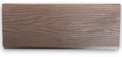 WoodL Nútféderes WPC kerítésléc Woodlook Emboss N+F kerítéselem 580 cm hosszú Mahagóni kerítés deszka