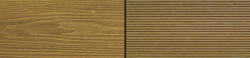 Woodlook WPC padlólap Woodlook Natúr Teak 2, 2 m szál 150x24x2200 mm igazi fahatású kétoldalas barna burkolat, matt, csúszásmentes felület