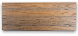 WoodL Nútféderes WPC falburkolat Woodlook Co-Grain kerítéselem N+F 400 cm hosszú Zebrano kerítéselem kerítés deszka Az ár méterár!