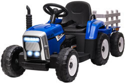 AOSOM Elekromos gyermekautó kék gyermek traktor távirányítóval, maximális sebesség 6 km/h
