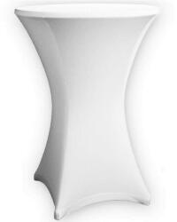 Event Spandex huzat bisztró asztalhoz 60 cm átmérőjű kör alakú fehér asztalszoknya