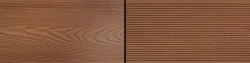 Woodlook WPC padlólap m2 négyzetméter ár Fahatású kétoldalas barna Merbau burkolat. Woodlook Premium csúszásmentes felület