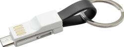 mobilNET Micro Breloc 3în1, USB-TypeC-Lightning, (Bulk), Negru