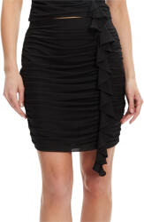 GUESS Fusta Verdiana Mini Ruffle W5YD56KCZC2 jblk jet black a996 (W5YD56KCZC2 jblk jet black a996)