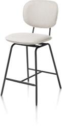  Scaun de bar Lexi stofa crem (48642-CRE)