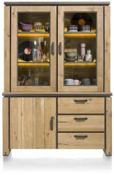  Bufet cu vitrina Baltimore stejar 150/210/45 cm (39620) Bufet