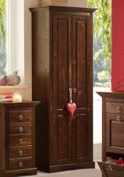  Garderoba Rustic maro inchis 71/38/187 cm (884367) Garderoba