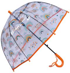  Umbrela pentru copii Rainbow portocalie 65/65 cm (JZCUM0012O)