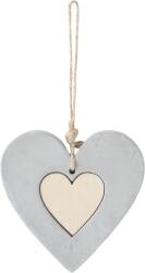  Deco pandantiv inima dubla h13 cm (6TE0151MEE)