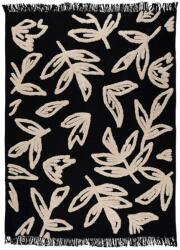  Patura Folk Arty alb/negru 130/170 cm (75312) Patura
