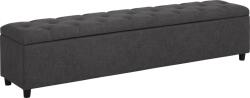  Bancuta cu spatiu de depozitare gri Goronna 180/40/41, 5 cm (25512362)