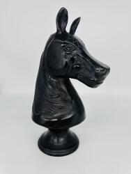  Statueta Black Knight Chess 18x13, 5x31cm (82921/BA)