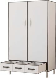  INISIGN Dulap stofa Stockholm alb 90/45/172 cm (10770021) Garderoba