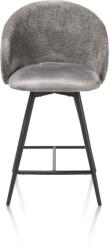  Set 2 scaune de bar Owen antracit 54/58/94 cm (48636-ANT)