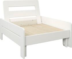  Fotoliu Marc alb extensibil FARA saltea 76/190 cm (613527)