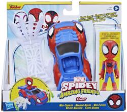 Hasbro Spidey Prietenii Extraordinari Set Masinuta si Figurina si Accesoriu Spidey (F6776_F7454) Figurina