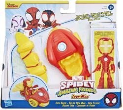 Hasbro Spidey Prietenii Extraordinari Set Masinuta si Figurina si Accesoriu Iron Man (F6776_F7458) Figurina