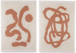  Set 2 tablouri Organic Abstract 70x100 cm (50176-ORA)